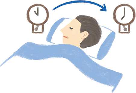 規則正しい生活を守り十分な睡眠をとる