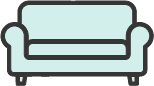 ソファのアイコン