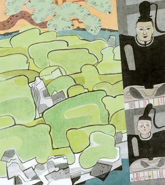 等持院(芙蓉池・足利像)