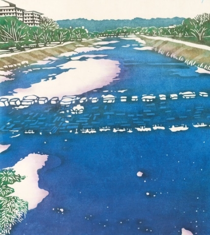 【2022年掲載】平安京は四神相応の都(鴨川の水面)