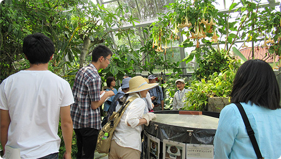 山科植物資料館見学会